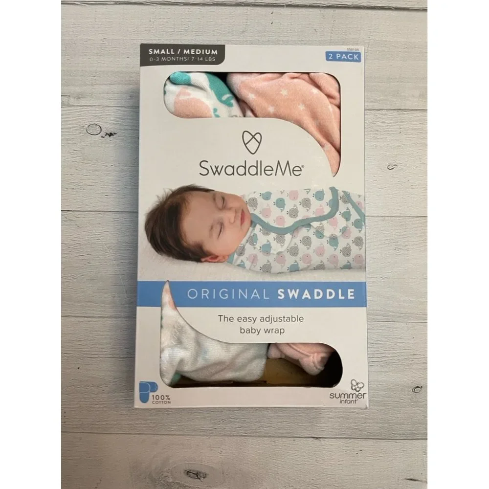 Swaddle me baby swaddles‎ 2 pack 0-3 months